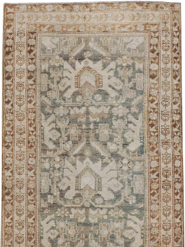 Vintage Persian Malayer Runner, No.18938 - Staging