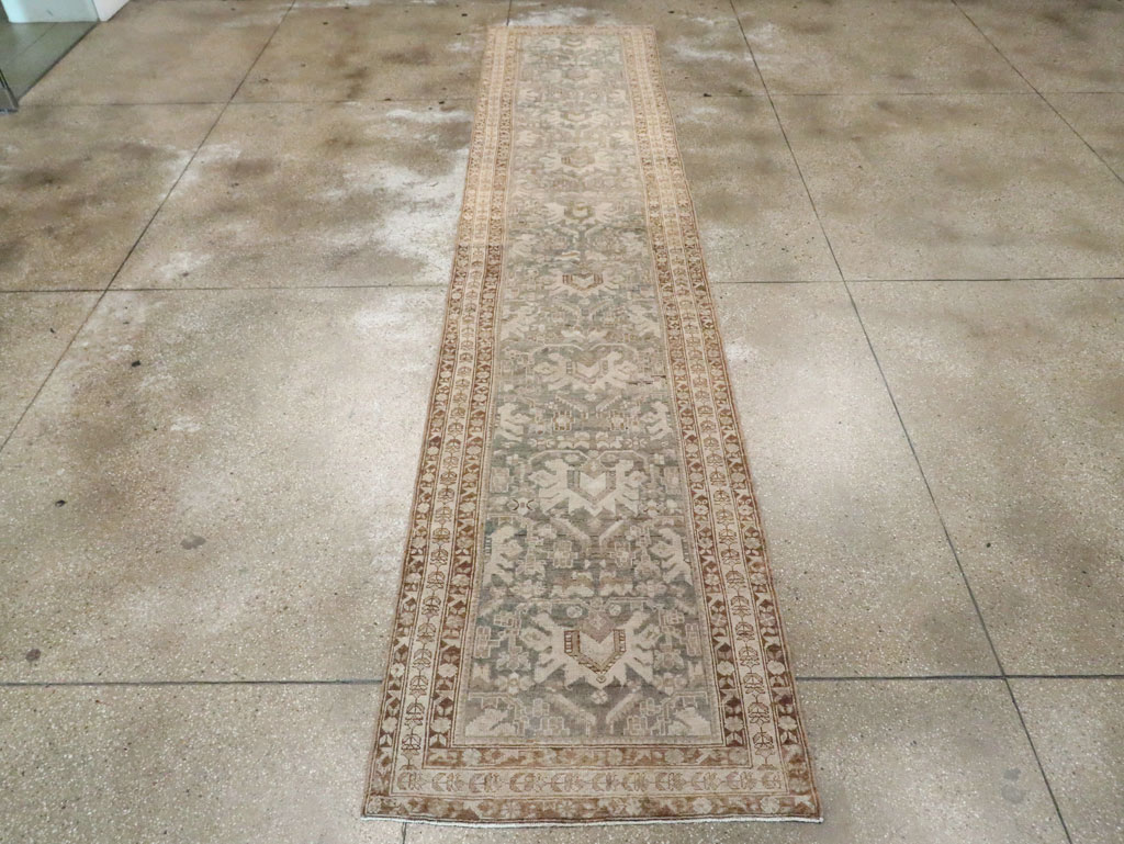 Vintage Persian Malayer Runner, No.18938 - Staging
