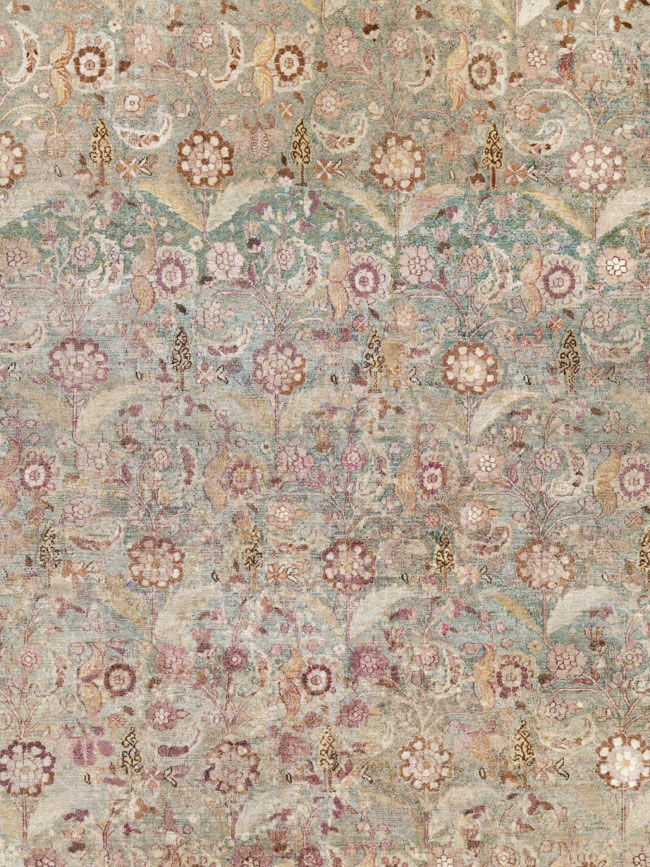 Antique Persian Mashad Carpet, No.18952 - Staging
