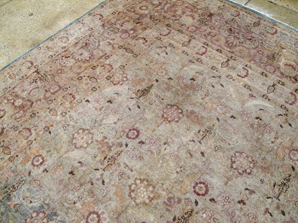 Antique Persian Mashad Carpet, No.18952 - Staging