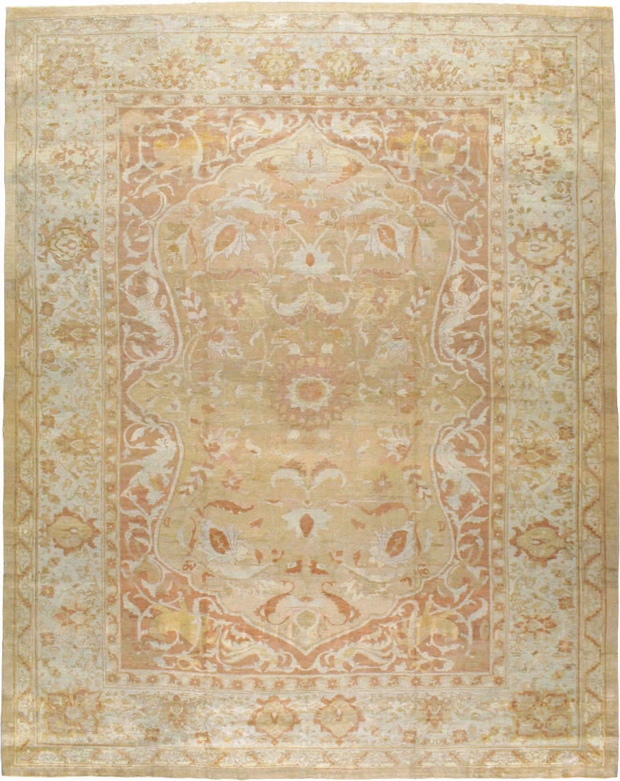 Antique Indian Agra Carpet, No.18961 - Staging