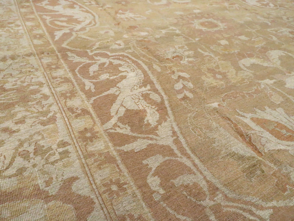 Antique Indian Agra Carpet, No.18961 - Staging