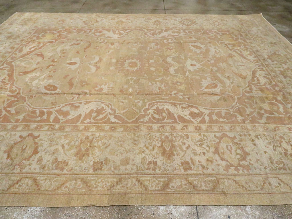 Antique Indian Agra Carpet, No.18961 - Staging