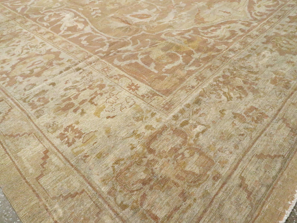 Antique Indian Agra Carpet, No.18961 - Staging