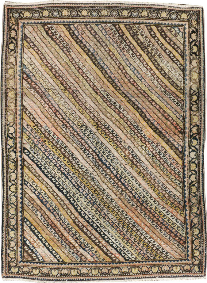 Antique Persian Malayer Rug, No.18963 - Staging