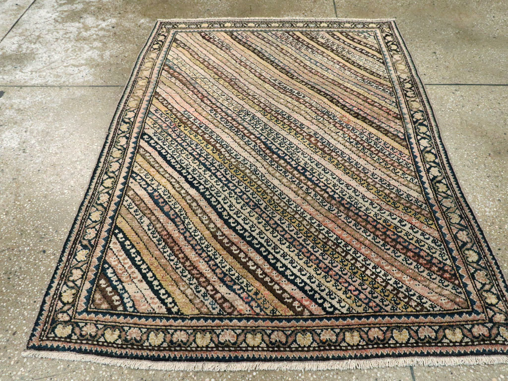Antique Persian Malayer Rug, No.18963 - Staging