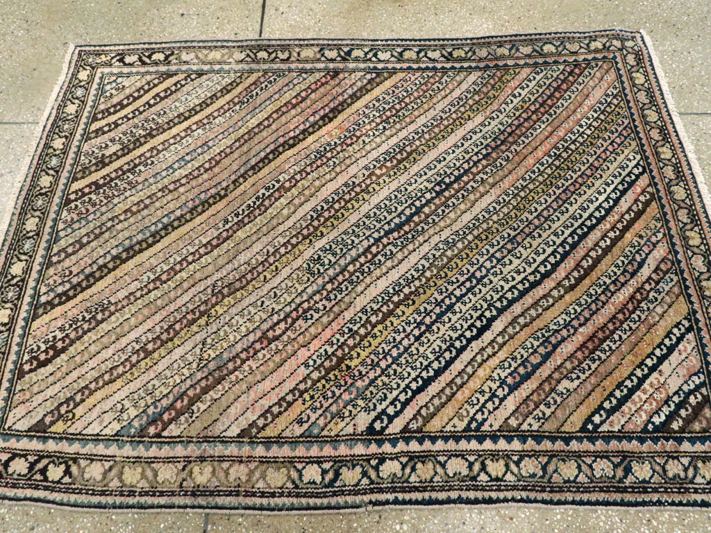Antique Persian Malayer Rug, No.18963 - Staging