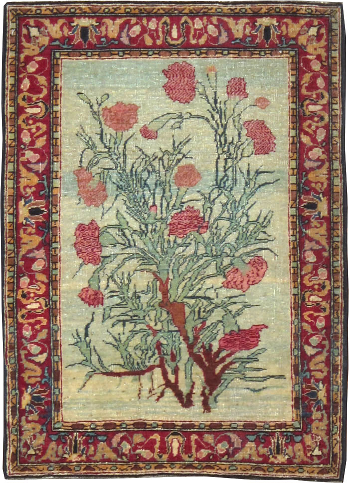 Antique Persian Mashad Rug, No.18964 - Staging