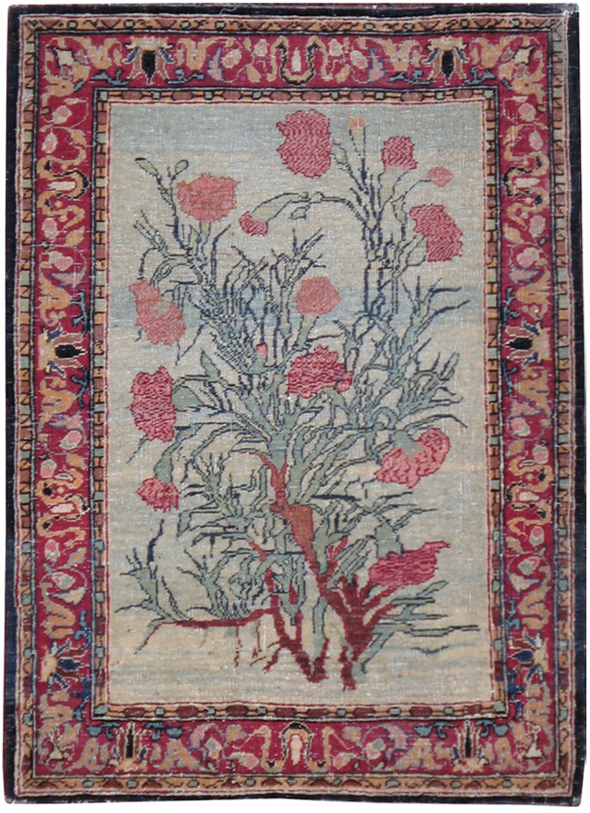 Antique Persian Mashad Rug, No.18964 - Staging