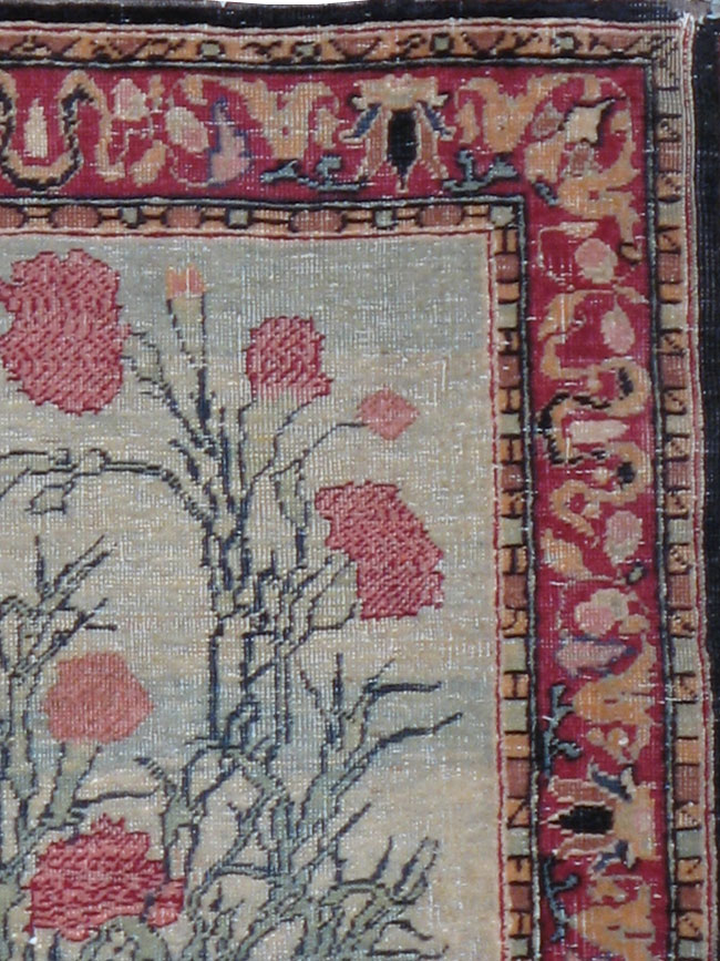 Antique Persian Mashad Rug, No.18964 - Staging