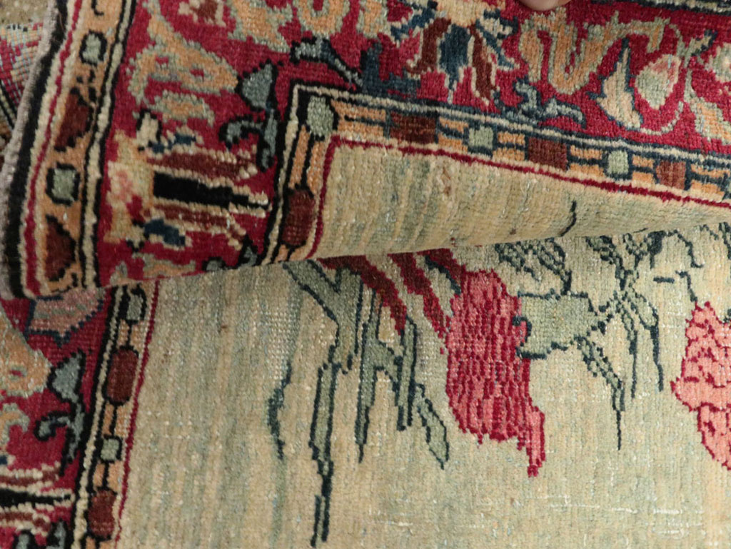 Antique Persian Mashad Rug, No.18964 - Staging