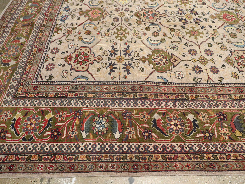 Antique Persian Mahal Carpet, No.18965 - Staging