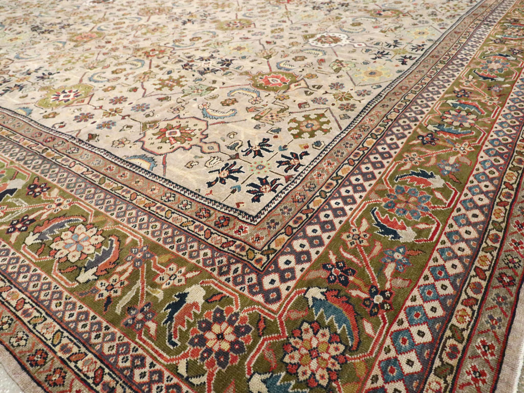 Antique Persian Mahal Carpet, No.18965 - Staging