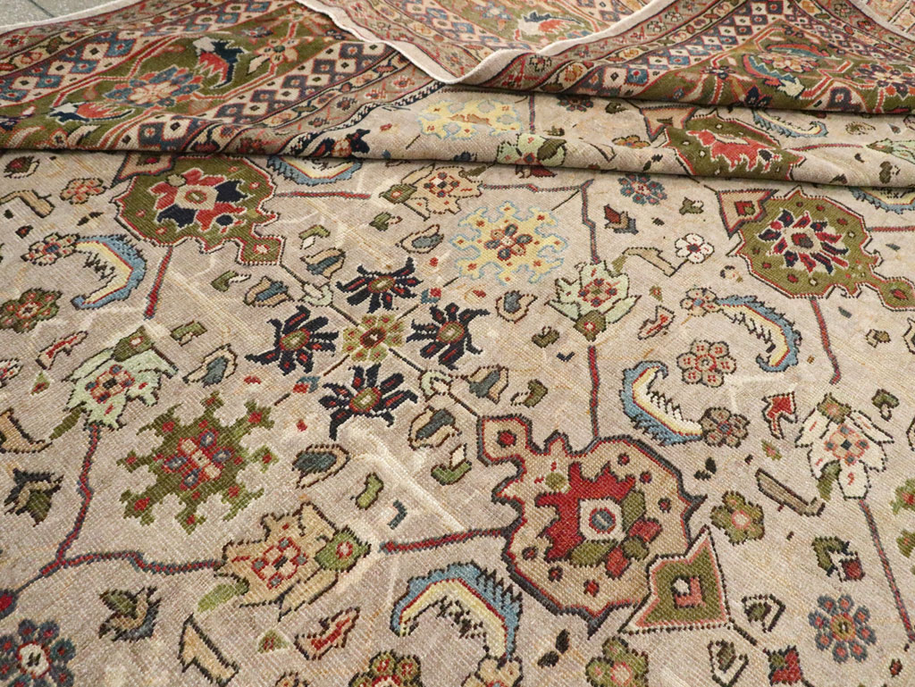 Antique Persian Mahal Carpet, No.18965 - Staging