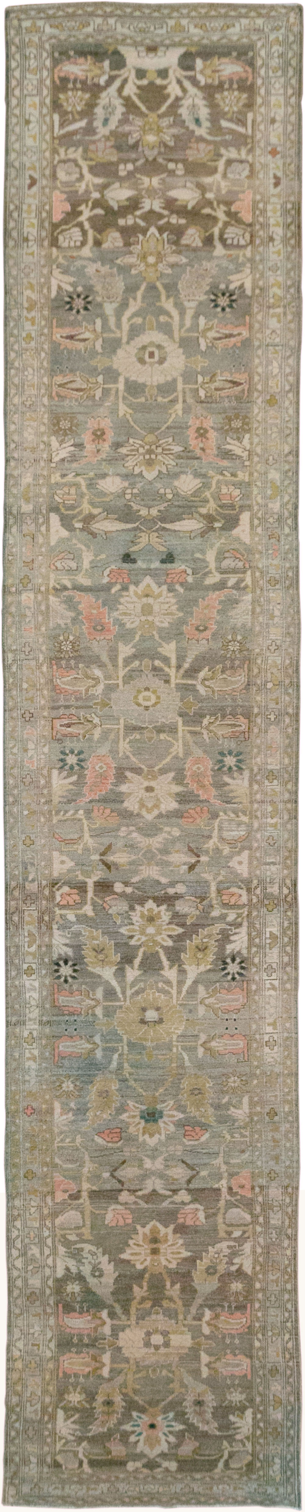 Vintage Persian Malayer Runner, No.19016 - Staging