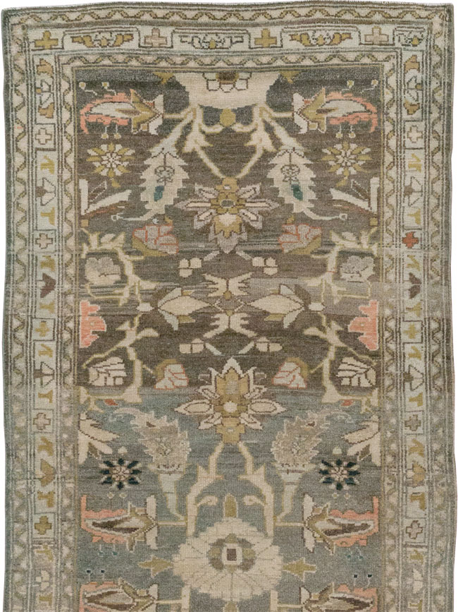Vintage Persian Malayer Runner, No.19016 - Staging