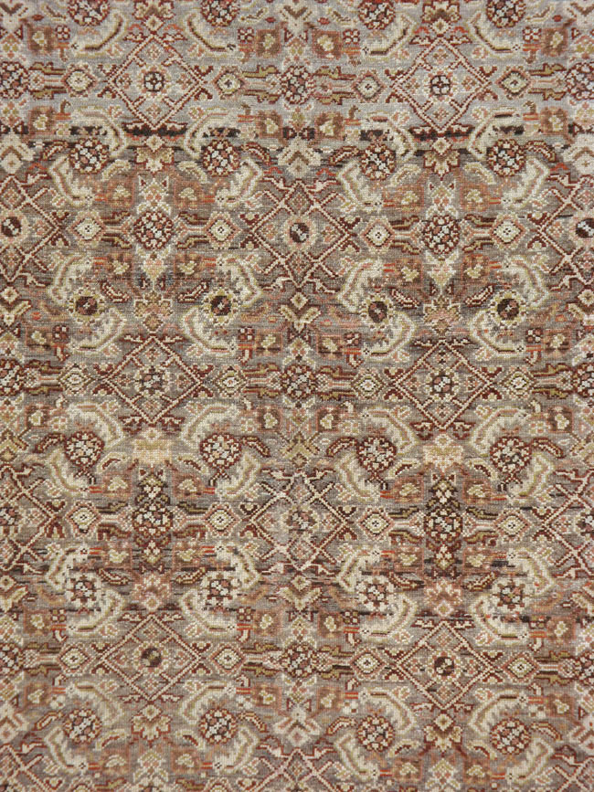 Vintage Persian Malayer Gallery Carpet, No.19017 - Staging