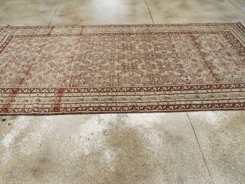 Vintage Persian Malayer Gallery Carpet, No.19017 - Staging