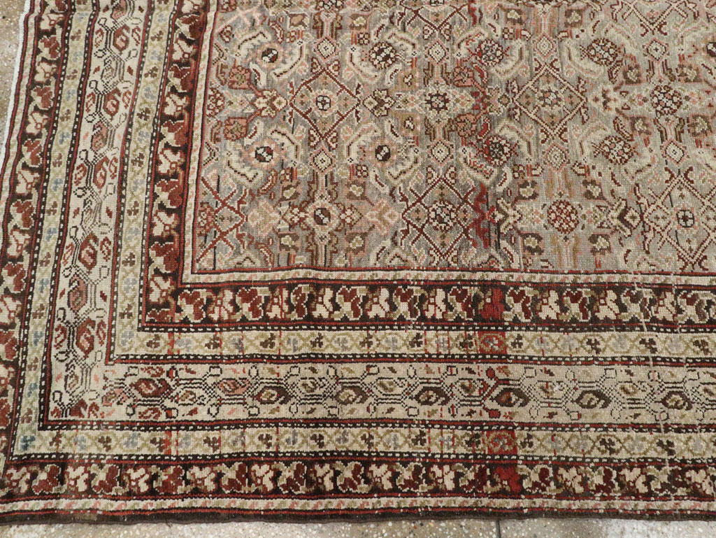 Vintage Persian Malayer Gallery Carpet, No.19017 - Staging