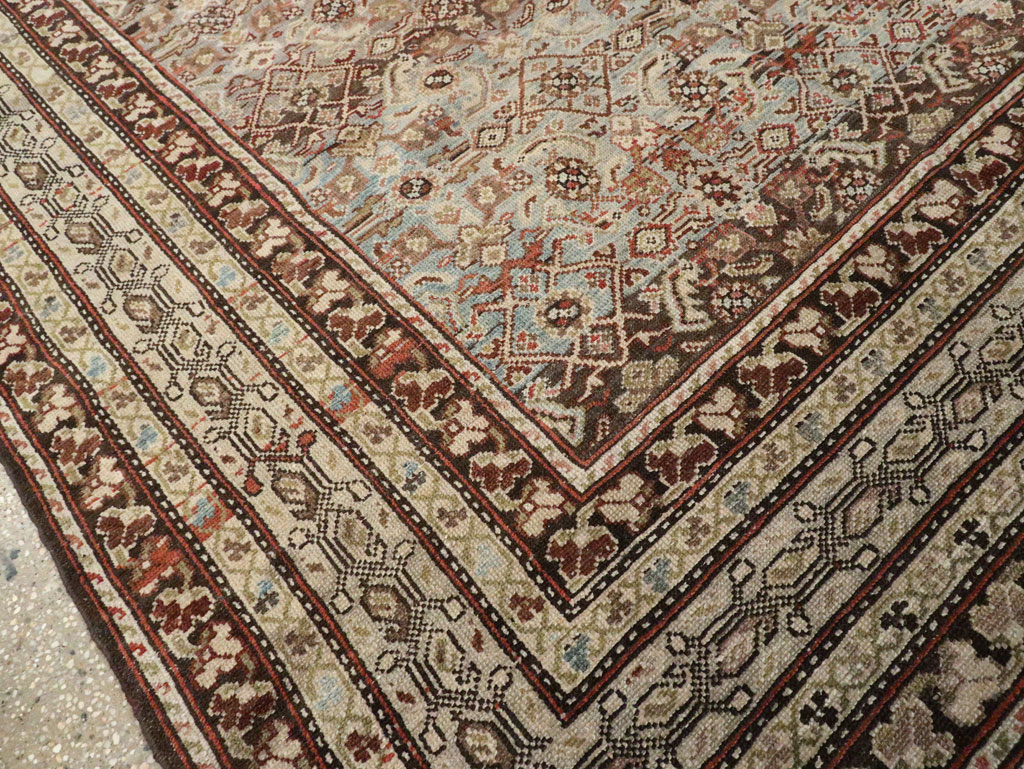 Vintage Persian Malayer Gallery Carpet, No.19017 - Staging