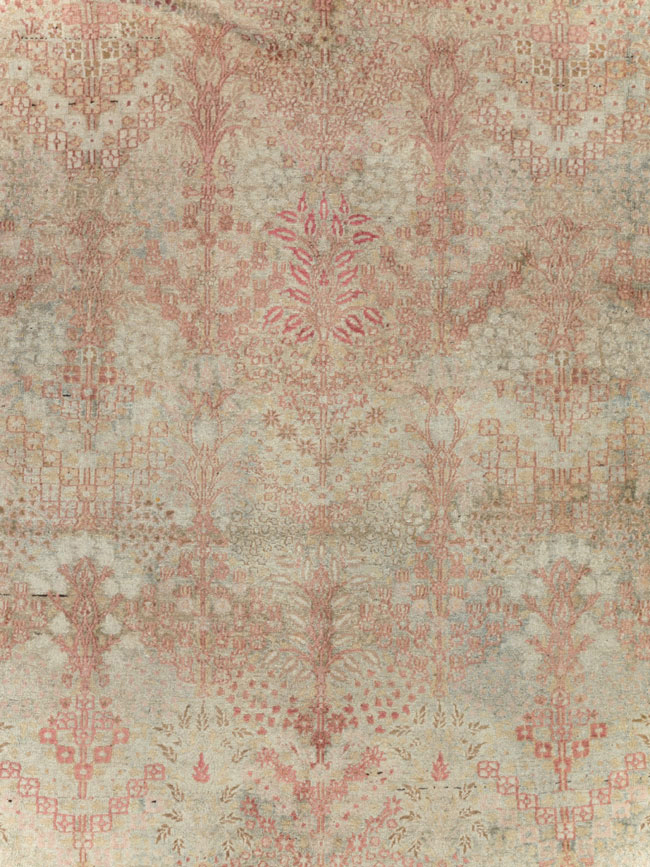 Antique Persian Dorokhsh Carpet, No.19025 - Staging