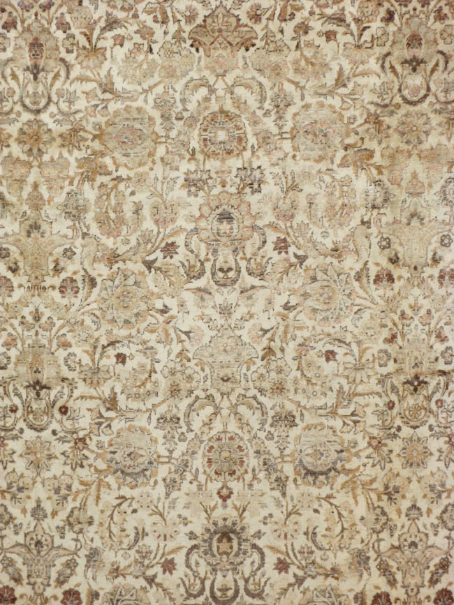 Vintage Persian Kashan Carpet, No.19026 - Staging