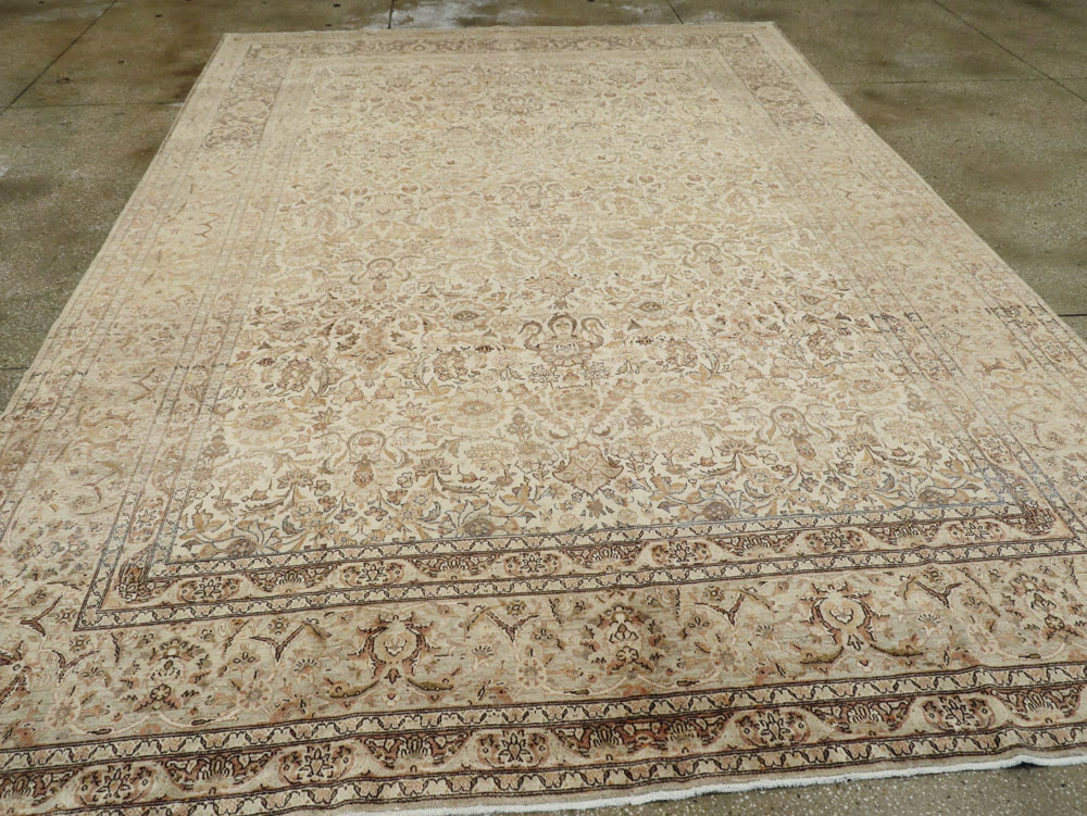 Vintage Persian Kashan Carpet, No.19026 - Staging