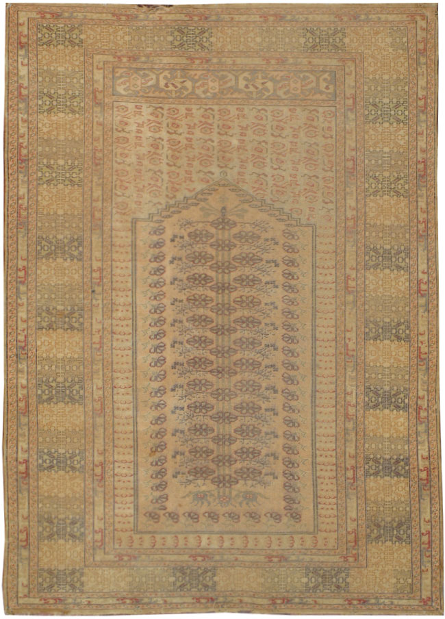 Antique Turkish Kayseri Rug, No.19034 - Staging