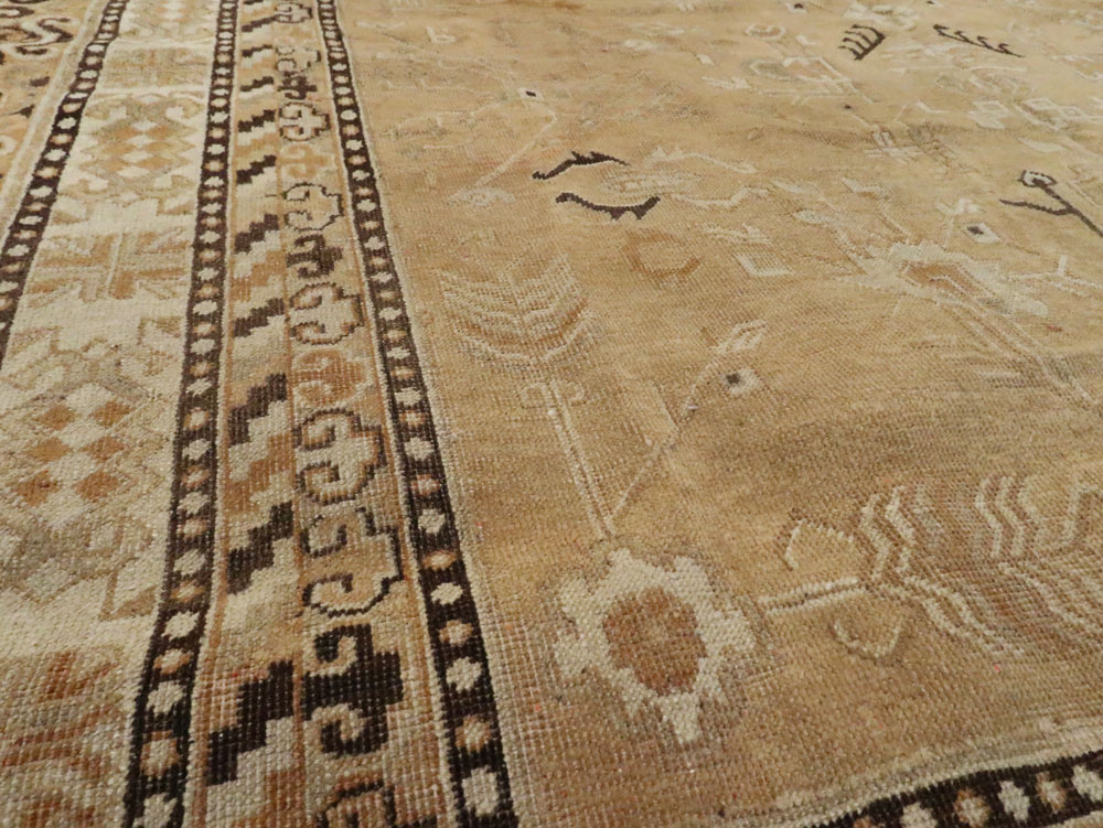 Antique East Turkestan Khotan Carpet, No.19052 - Staging