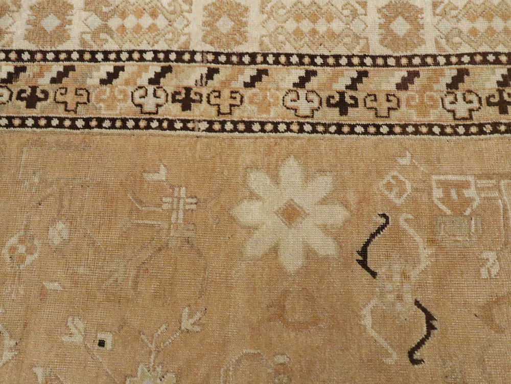 Antique East Turkestan Khotan Carpet, No.19052 - Staging