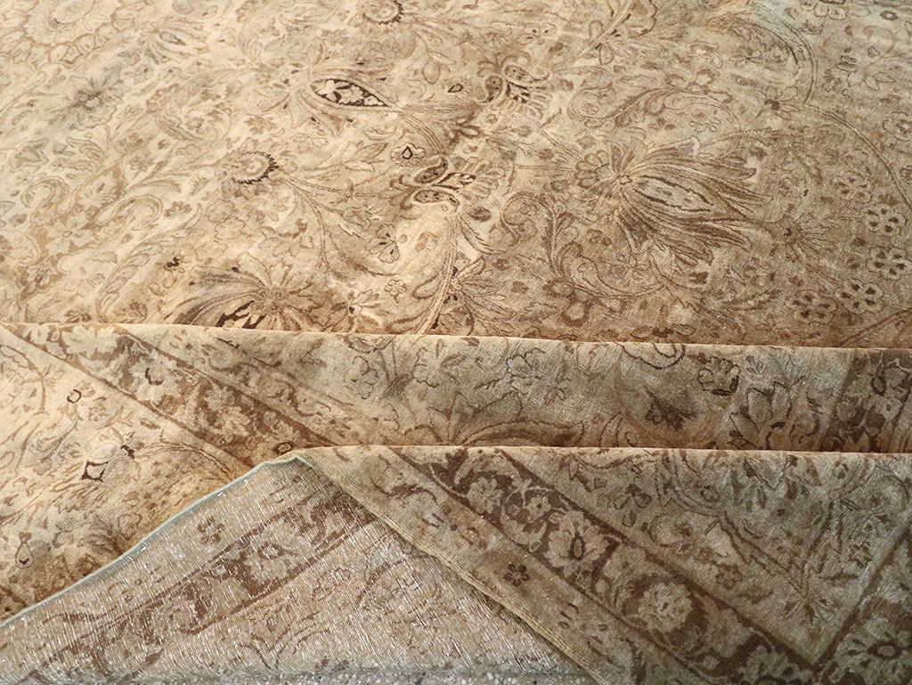 Antique Persian Lavar Kerman Carpet, No.19054 - Staging