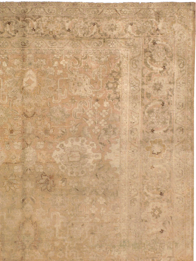 Antique Persian Tabriz Carpet, No.19055 - Staging