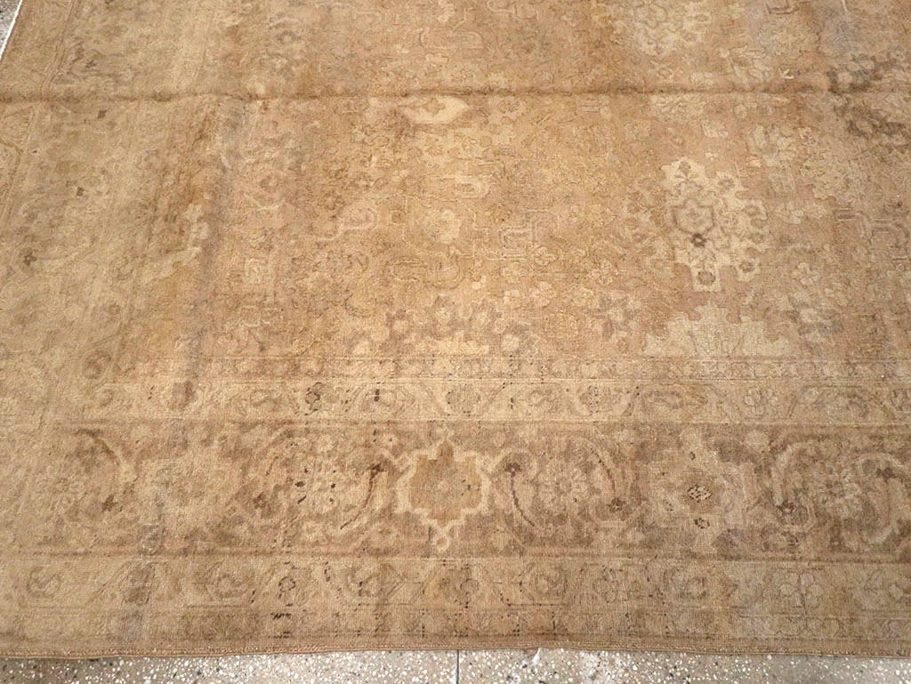 Antique Persian Tabriz Carpet, No.19055 - Staging