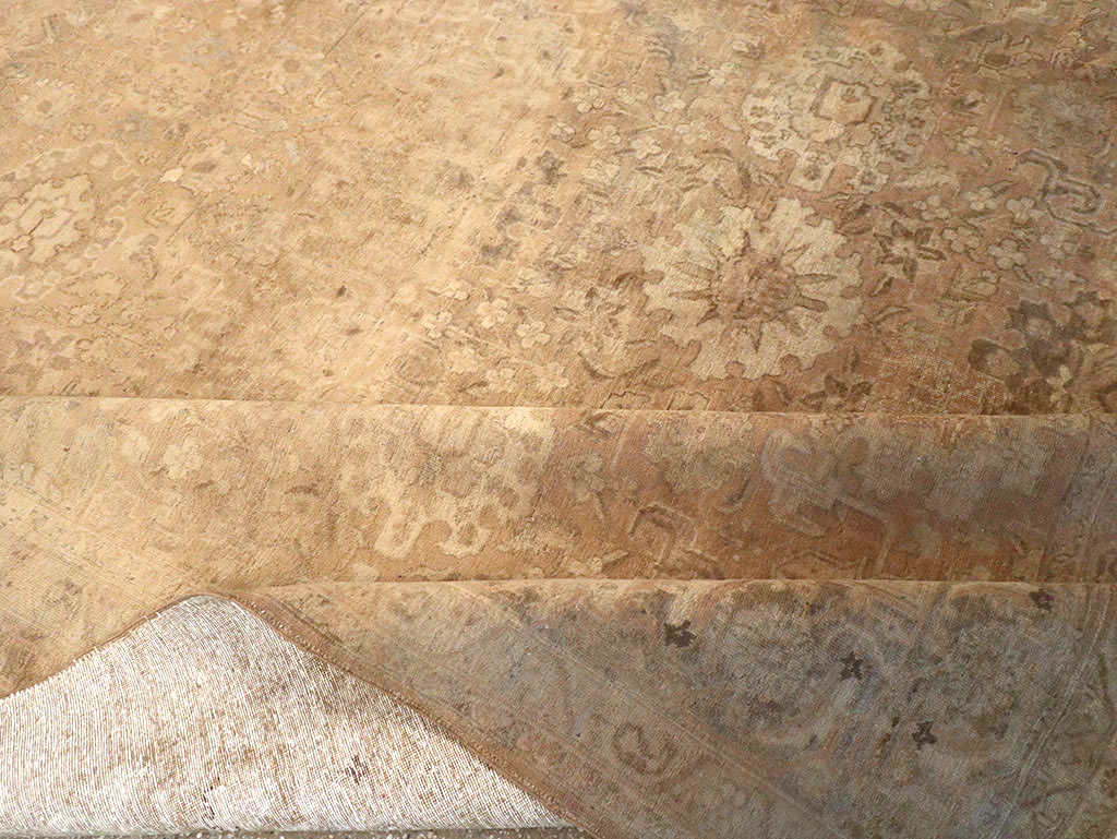 Antique Persian Tabriz Carpet, No.19055 - Staging