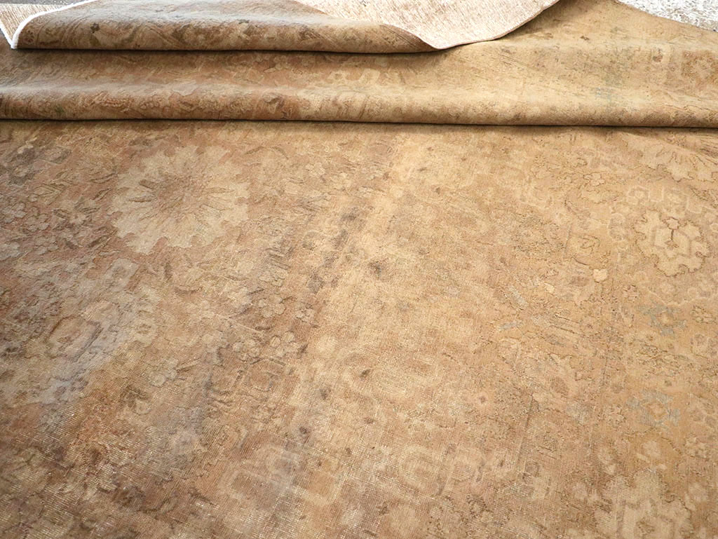 Antique Persian Tabriz Carpet, No.19055 - Staging