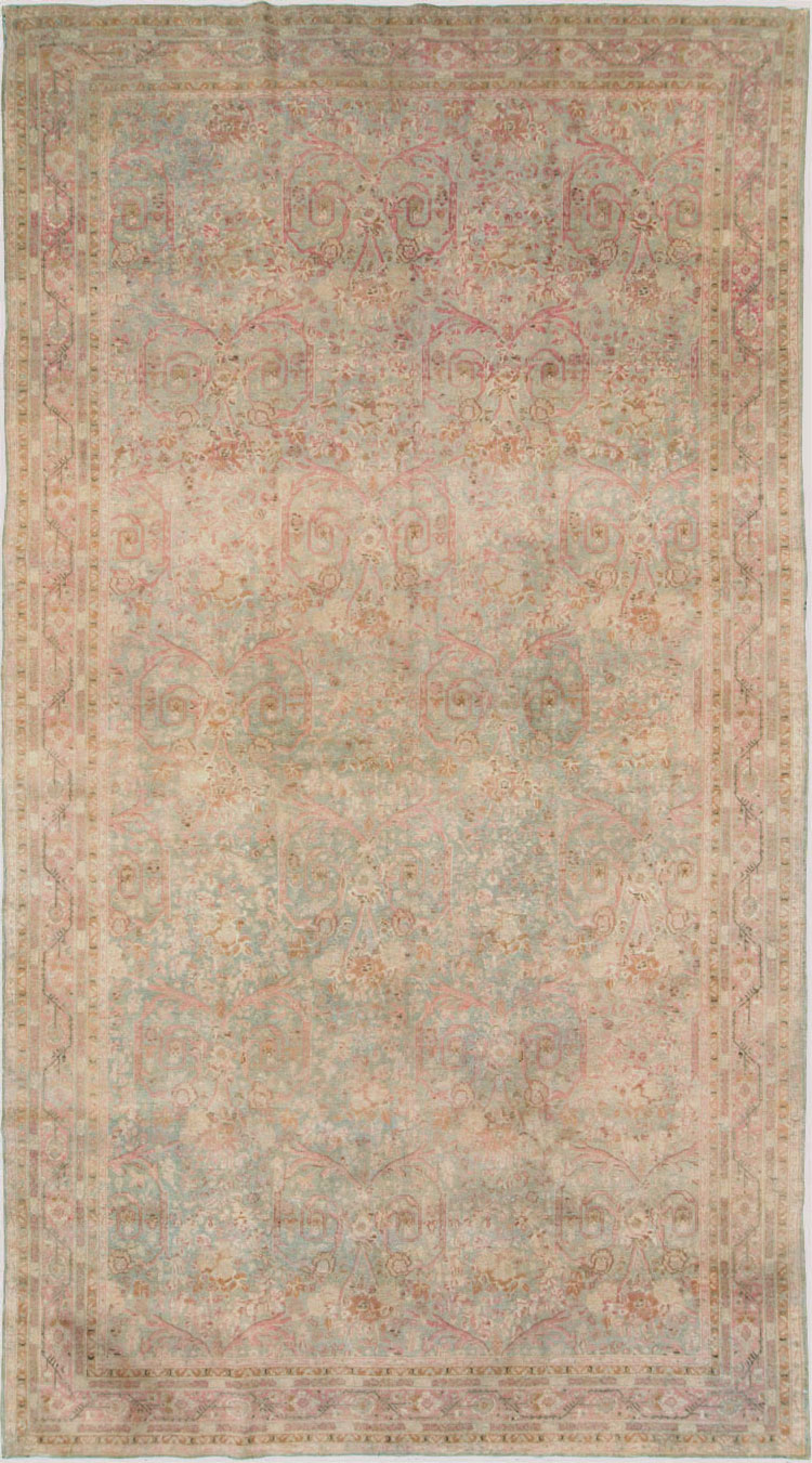 Antique Persian Tabriz Carpet, No.19057 - Staging
