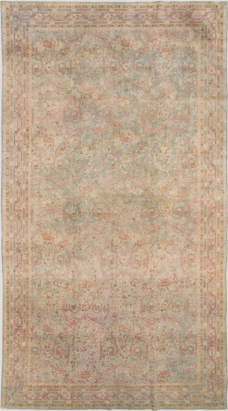 Antique Persian Tabriz Carpet, No.19057 - Staging