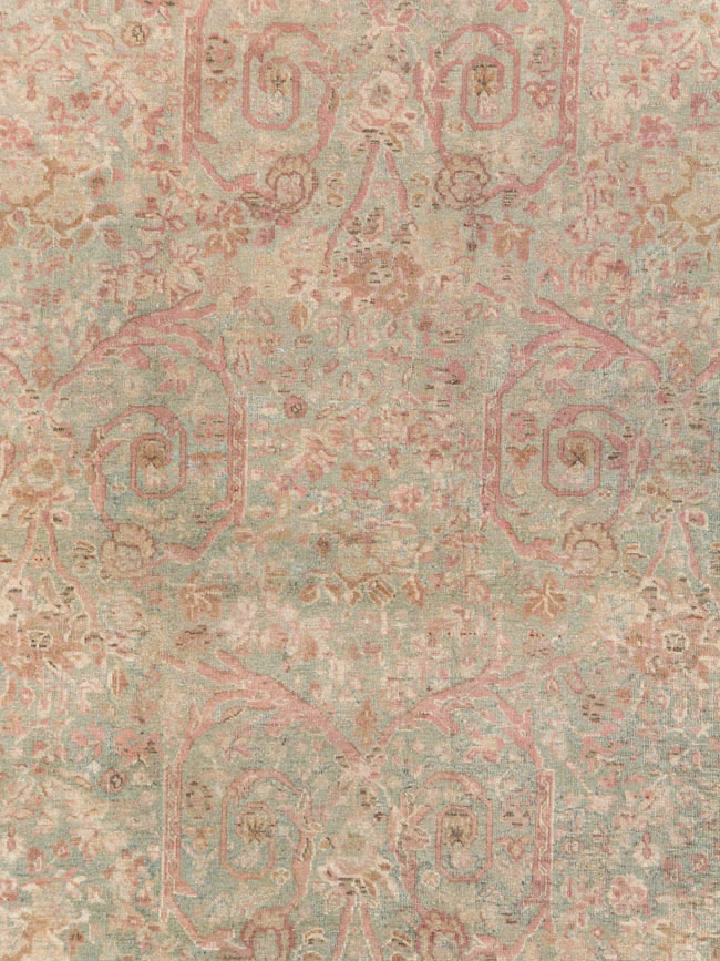 Antique Persian Tabriz Carpet, No.19057 - Staging