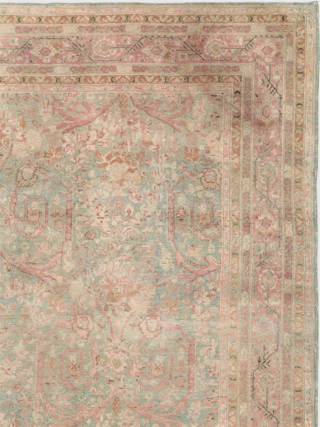Antique Persian Tabriz Carpet, No.19057 - Staging