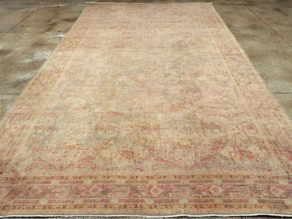 Antique Persian Tabriz Carpet, No.19057 - Staging