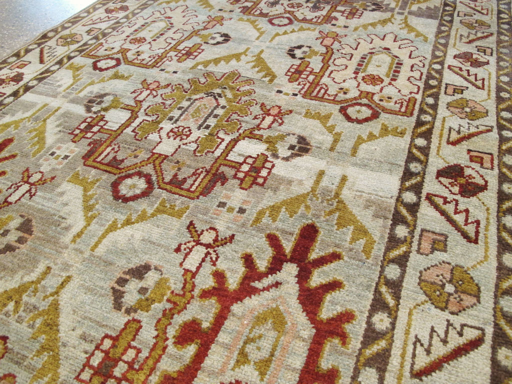 Vintage Persian Malayer Runner (Pair: 2 of 2), No.19067 - Staging