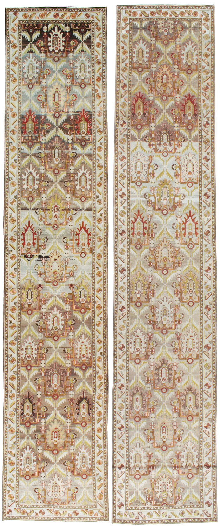 Vintage Persian Malayer Runner (Pair: 2 of 2), No.19067 - Staging