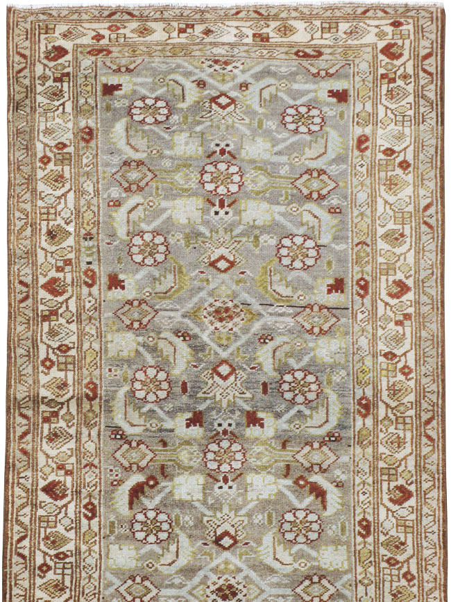 Antique Persian Malayer Runner, No.19070 - Staging