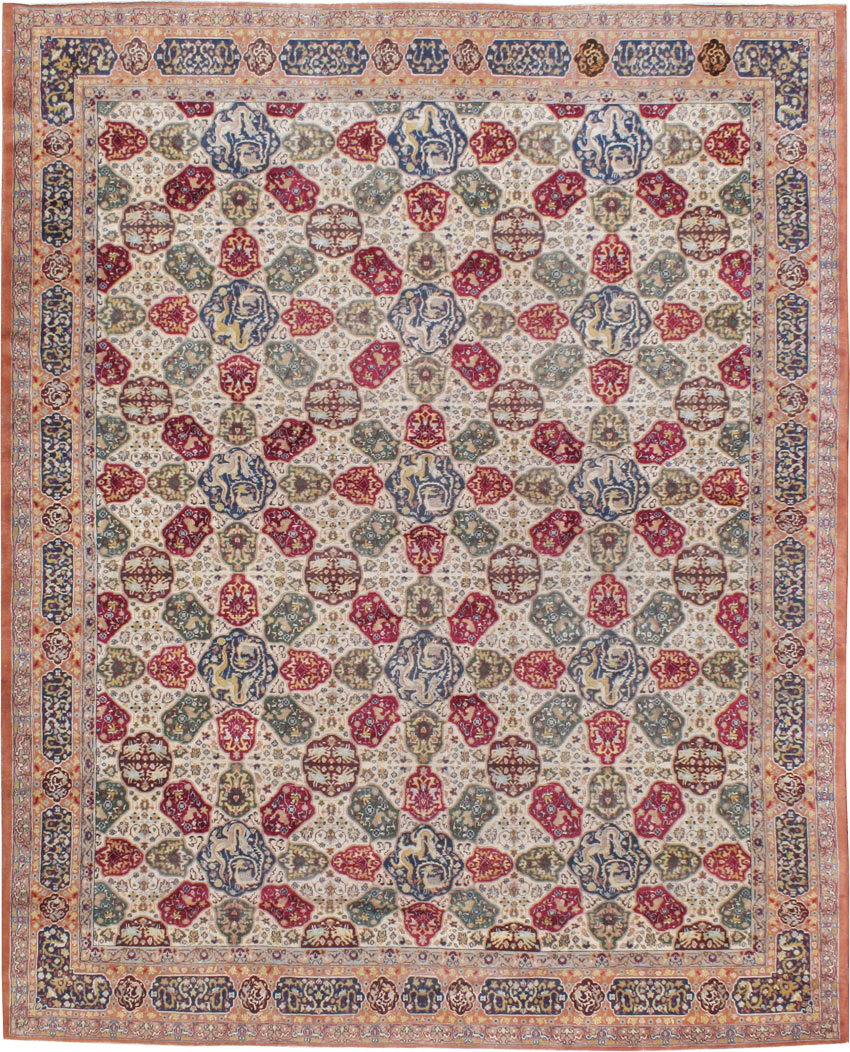 Antique Indian Lahore Carpet, No.19073 - Staging