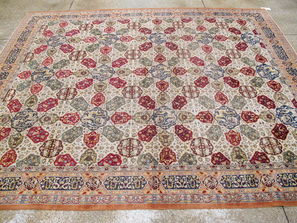Antique Indian Lahore Carpet, No.19073 - Staging