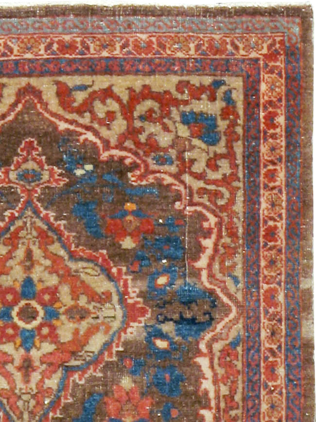 Antique Persian Tabriz Hagi Jalili Rug, No.19074 - Staging