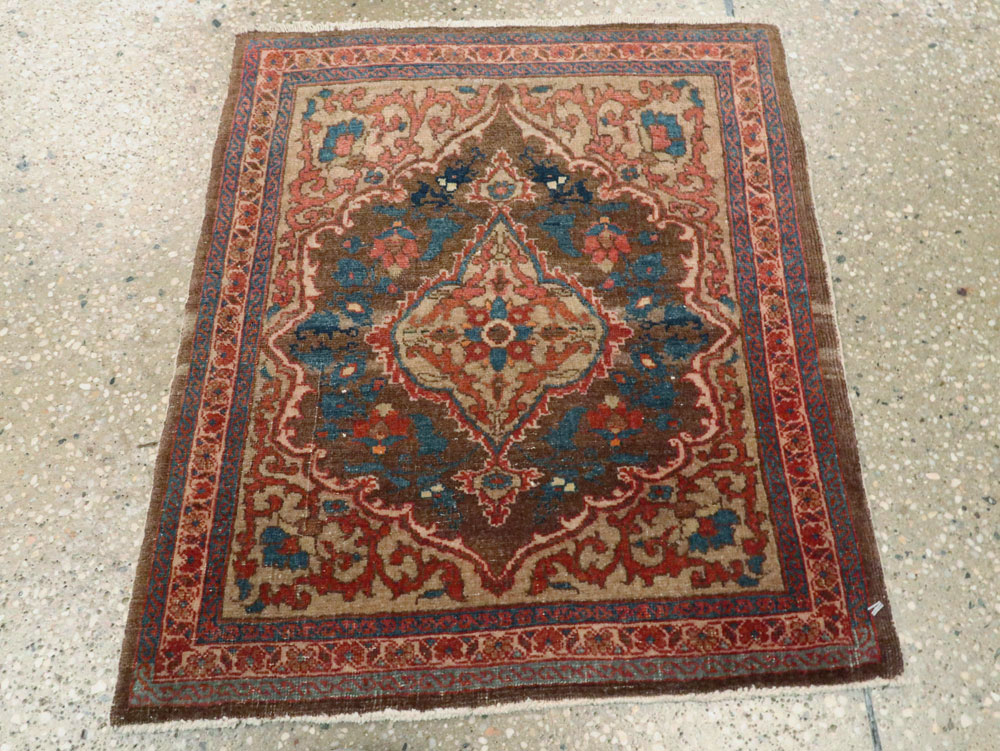 Antique Persian Tabriz Hagi Jalili Rug, No.19074 - Staging