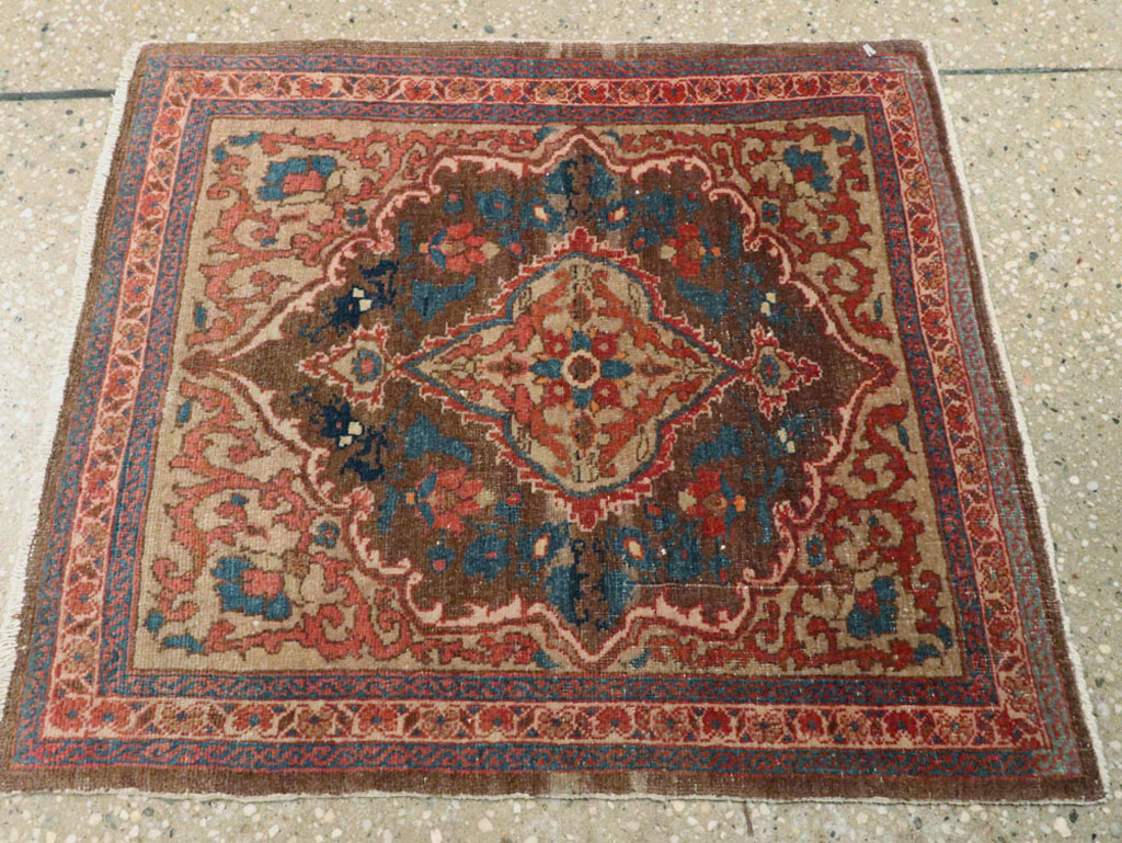 Antique Persian Tabriz Hagi Jalili Rug, No.19074 - Staging