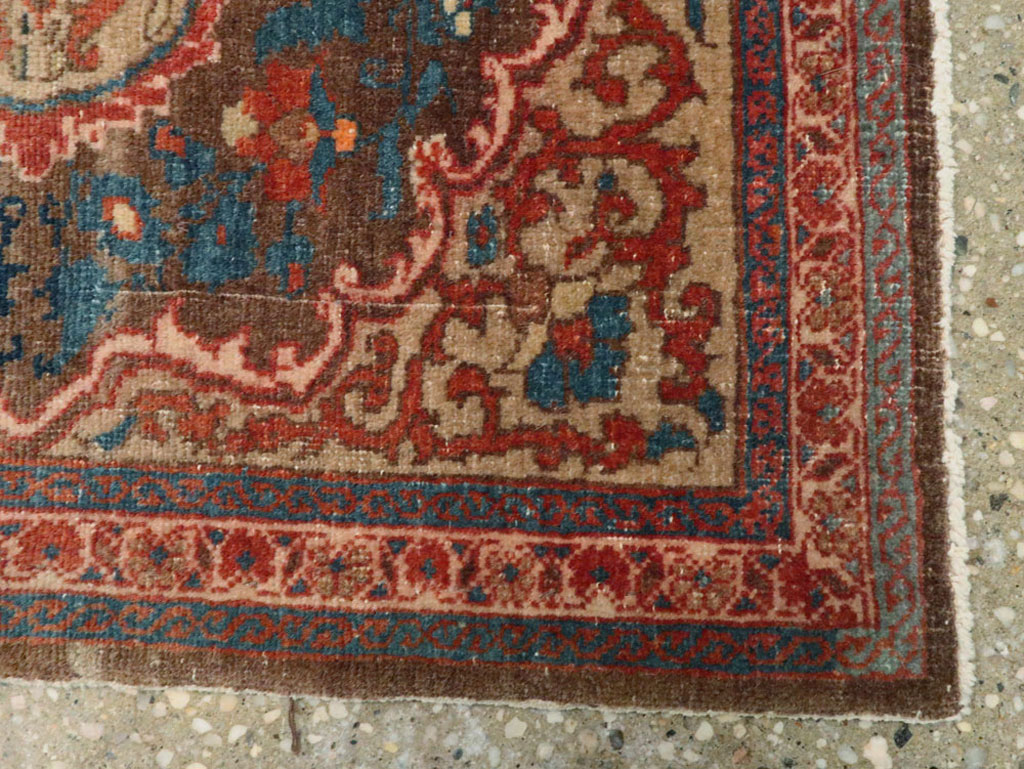 Antique Persian Tabriz Hagi Jalili Rug, No.19074 - Staging