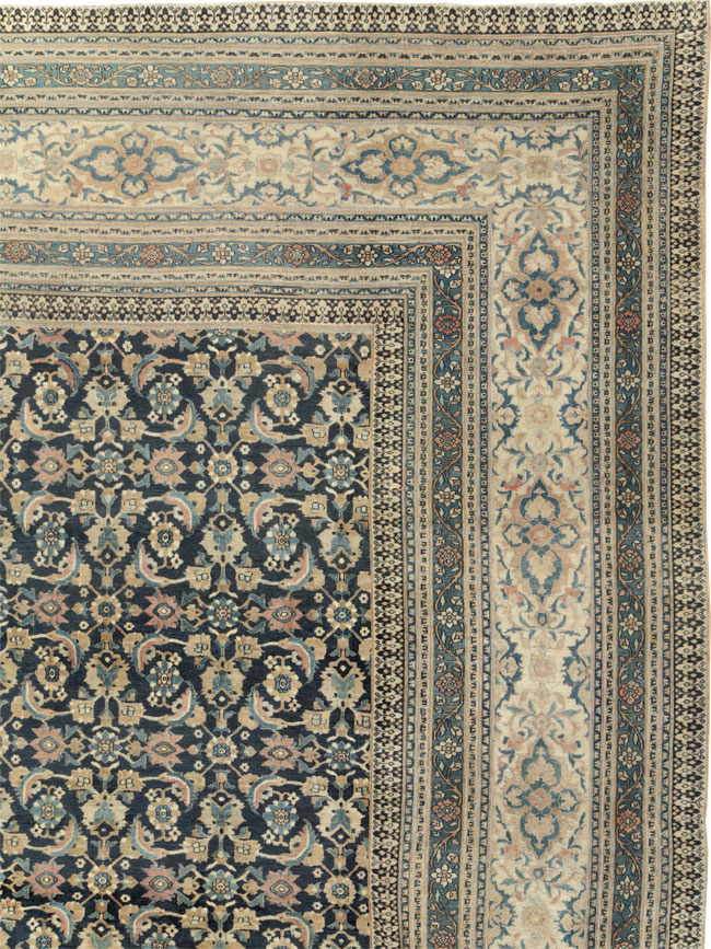 Antique Persian Khorassan Square Oversize Carpet, No.19084 - Staging